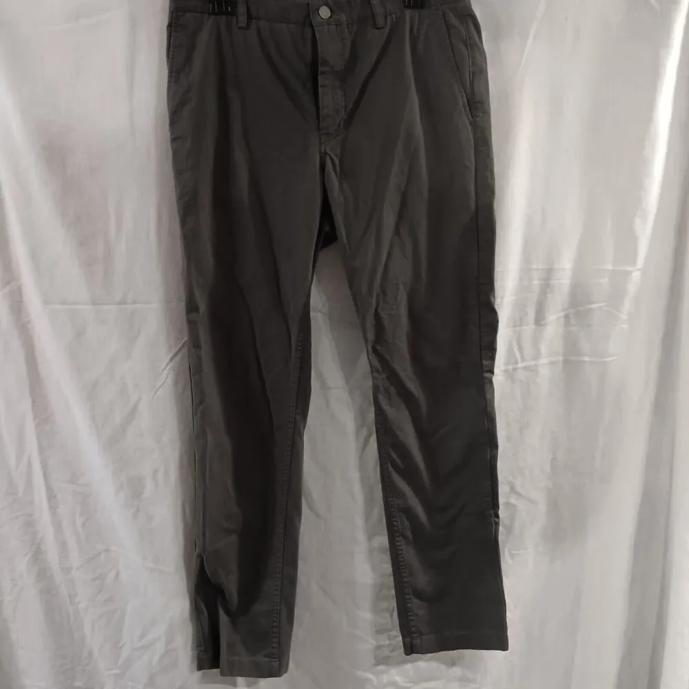 Spoke London Men's Heroes Build C Chino Pants Gray Size 31 x 30 - Picture 2 of 9